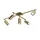 Trio Marley 5-flammig altmessing