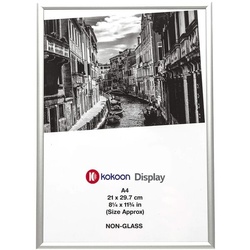 kokoon Display Bilderrahmen A4 Aluminium silber