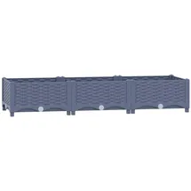 vidaXL Hochbeet 120x40x23 cm Polypropylen