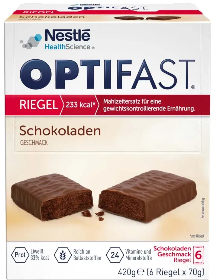 Optifast Riegel Schokolade 6X70 g