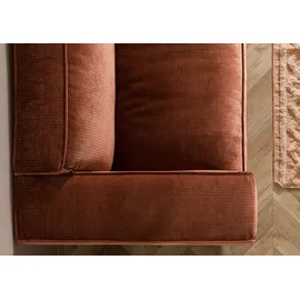 MASSIVMOEBEL24.DE Sofa 3-Sitzer 286x103x69 Cord kupfer VALENCIA