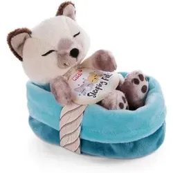 NICI 47893 Sleeping Pets Kätzchen Siamkatze 12 cm im Körbchen