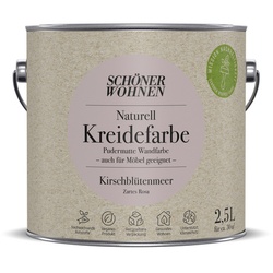 SCHÖNER WOHNEN FARBE Innenfarbe »Naturell Kreidefarbe«, Kirschblütenmeer, matt, 2,5 l - rosa
