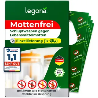 Schlupfwespen gegen Lebensmittelmotten