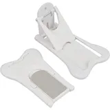 Csparkv - 7x3,8cm 2 Stück Schiebetürstopper, Sicherheitsschloss für Fensterstopper Schranksicherheitsschlösser, Fensterstopper ohne Bohren