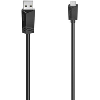 Hama Micro-USB-Kabel, USB 2.0, 480 Mbit/s, 0,75 m Schwarz