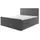 m-punkt Boxspringbett GENF mit Bettkasten 180 x 200 cm Anthrazit Bett Fussteil