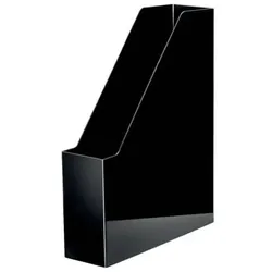 Stehsammler i-LINE, DIN A4/C4, elegant, stilvoll, hochglänzend, schwarz