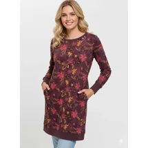 Ragwear Sweatkleid Geblümt Rot XXL
