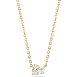 Diam Addict Halskette 585 Gelbgold mit im Labor gezüchteten Diamanten