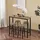 SoBuy Bartisch 120 x 40 x 100 cm Schwarz