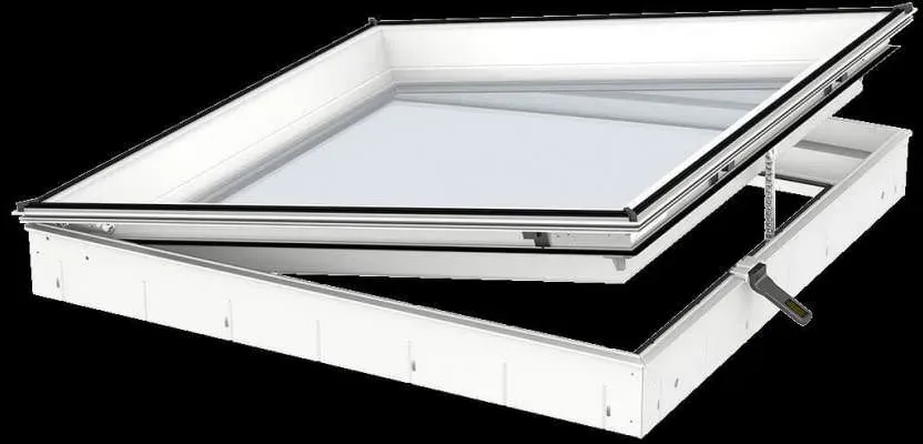VELUX Lichtkuppel für Rauchableitung  CSJ 120120 1210 30cm, PVC, 24V