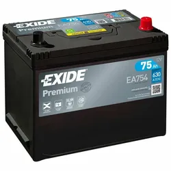 Exide EA754 Premium 12V 75Ah 630A Autobatterie