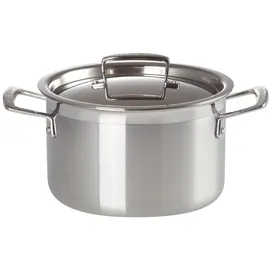 Le Creuset 3-ply Fleischtopf 20 cm silber