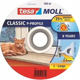 Tesa Dichtung P-Profil 100 m x 9 mm