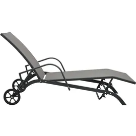vidaXL Rollliege 200 x 58 x 32 cm Grau