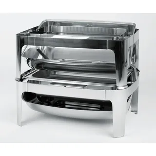 APS Rolltop-Chafing Dish "ELITE", Speisewärmer, Silber