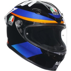 AGV K-6 S Marini Sky Racing Team 2021 Helm, zwart-blauw, XL
