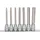 KS Tools 3/8" Bit-Stecknuss-Satz Innensechskant, lang, 7-tlg.