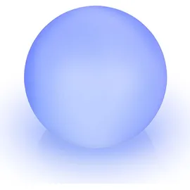 meine wunschleuchte 2er Set LED Solarkugeln mit RGB Farbwechsel & Erdspieß Gartenkugeln, Ø 30cm