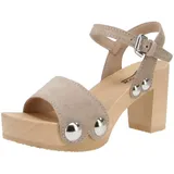 SOFTCLOX S3337 Eilyn Kaschmir - Damen Schuhe Sandaletten - 70-Taupe, Größe:39 EU - 39 EU