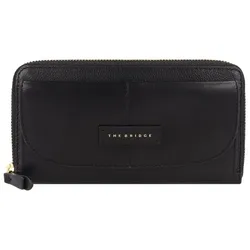 The Bridge Elisabetta Geldbörse RFID Schutz Leder 19 cm  schwarz