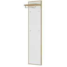 Höffner Garderobenpaneel weiß Holzwerkstoff ¦ Maße (cm): B: 44 H: 183 T: 29.0