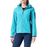 CMP Woman Jacket Zip Hood lagoon 34