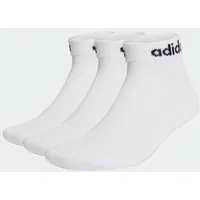 Adidas Linear Crew Cushioned Socken 3er Pack White / Black 43-45