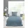BIERBAUM Chic Uni Unifarben Blau 135 x 200 cm + 40 x 80 cm