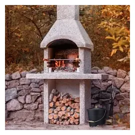 Relaxdays Ascheeimer Stahl & Holz 12 l 0,34 x 0,32 m Schwarz