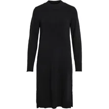 VILA Strickkleid Midi Schwarz L