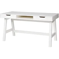 Woood Kinderschreibtisch Nikki 140 x 62 x 75 cm Kiefer lackiert weiß