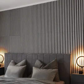 Home Deluxe Akustikpaneel SONIC 80 x 40 cm Grey Oak 6 St.