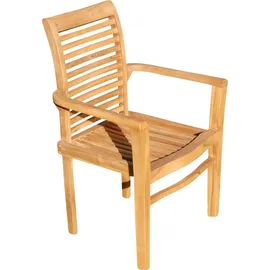 ALEOS. ALPEN Gartensessel 64 x 64 x 95 cm braun 8 St.