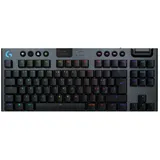 Logitech G915 X Lightspeed TKL, schwarz, LEDs RGB, GL TACTILE, USB/Bluetooth, IT (920-012725)