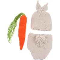 CIYODO 1 Satz Kostüm für Neugeborene Handgefertigtes Fotokostüm mit Hase für Monate Junge Mädchen Fotoshootings Besondere Anlässe