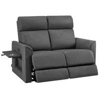 MCombo Fernsehsessel M MCombo Mikrofaser 133 x 104 x 91 cm Dunkelgrau elektrisch