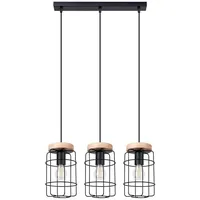 Sollux Lighting Gotto 3-flg. 15W 160 cm schwarz
