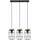 Sollux Lighting Gotto 3-flg. 15W 160 cm schwarz