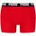 Puma Boxershorts 4er Pack Rot/Schwarz/Blau/Grau M