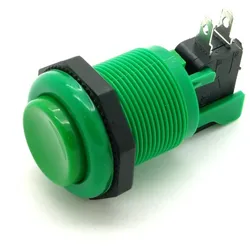 Drucktaster 24mm rund - Farbe: grün