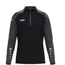 Jako Sonic Ziptop Herren Schwarz/Anthrazit XXL