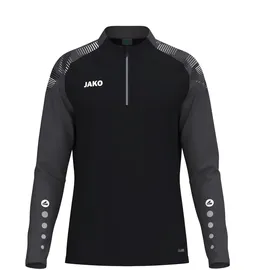 Jako Sonic Ziptop Herren Schwarz/Anthrazit XXL