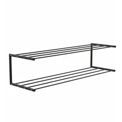 Frost Nova Schuhregal schwarz matt / schwarz matt | 100cm Breite