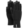 Fine Knitted Touch Gloves Touchscreen-Handschuhe Unisex Schwarz (BLACK 0001), Medium (Herstellergröße: S/M)