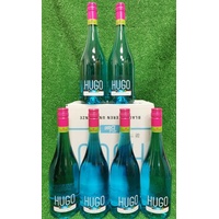 (5,44€/l) 6x Vescovino Hugo Blue 0,75l Cocktail blaue Beeren + Minze Versand 0€