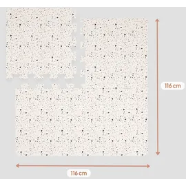 lionelo YOKA Puzzle-Spielmatte 6-teilig für Babys & Kleinkinder, 173 × 116 x 1,5 cm, doppelseitig, ungiftig geruchlos, rutschfest, leicht zu reinigen