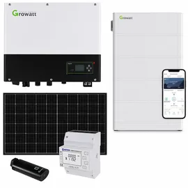 Growatt 6kWp Glas Glas Module 450 W inkl. 10,2 kWh Speicher