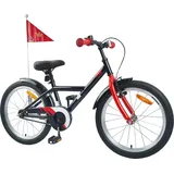 vidaXL Kinderfahrrad 18 Zoll schwarz